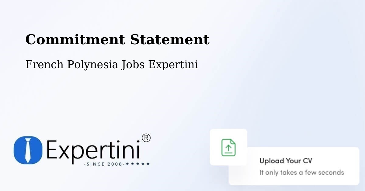 Corporate Commitment – Arue - French Polynesia Jobs Expertini